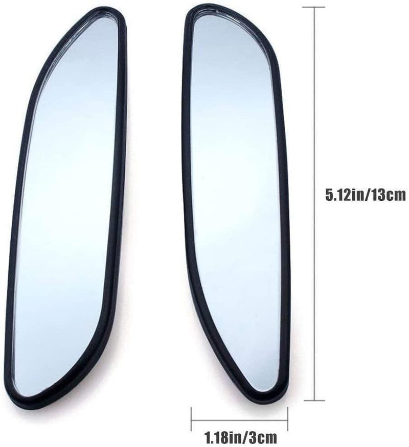 EEEKit 2pcs Side Mirror Blindspot, Blind Spot Mirror, 360 Degree Rotating, Wide Angle Convex Rearview for Car Truck SUV RV and Van - Image 2